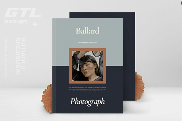 现代优雅摄影作品集图文排版设计INDD画册模板 BALLARD Photography Portfolio-第10052期