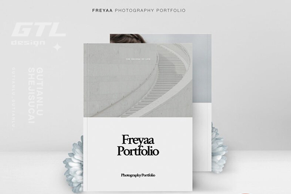 简约摄影作品集排版设计INDD画册模板 Freyaa Photography Portfolio-第10057期