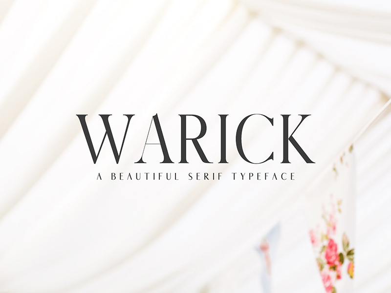 优雅时尚字体 Warick Serif Font Family 第122771期