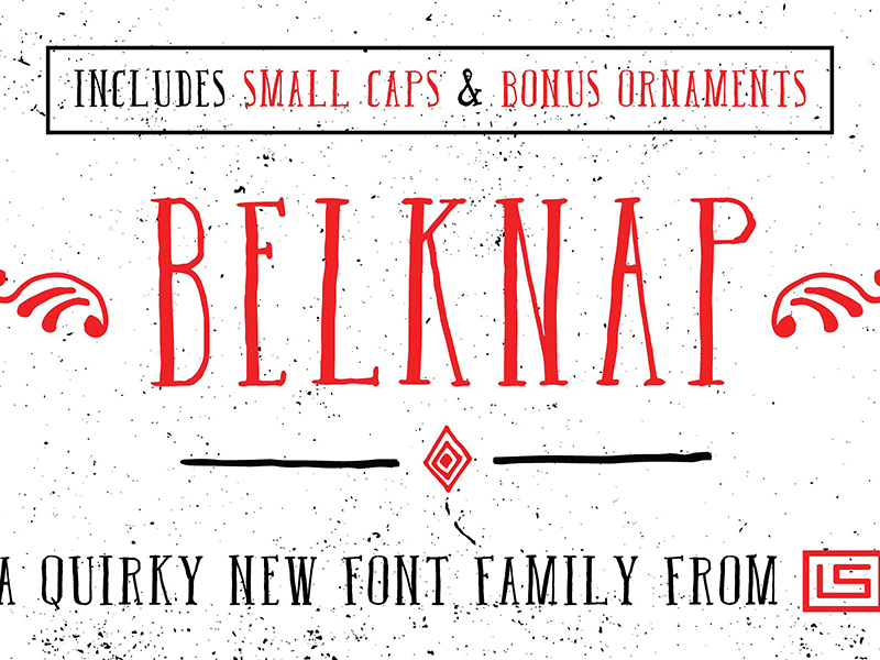 复古设计字体 Belknap Font Family 第122772期