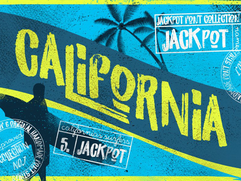 时尚手写字体 California Jackpot Font 第122803期