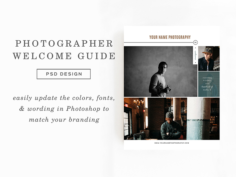 杂志画册模板 Photographer Magazine Template 第62721期