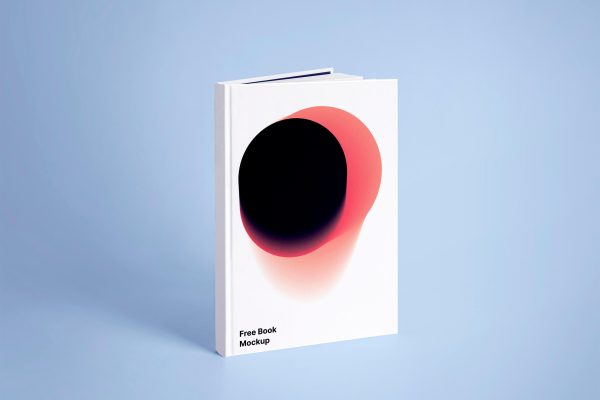 Free White Book Realistic Mockup 第212705期