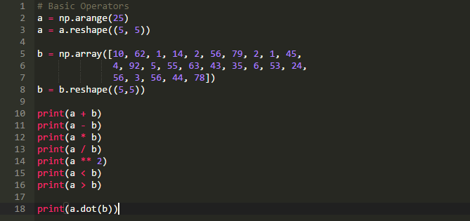 numpy.ndarray是什么_tentative numpy tutorial_numpy sum